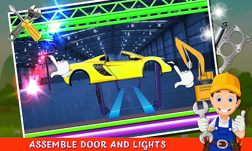 Sports Car Factory 2.1 APK + Мод (Unlimited money) за Android