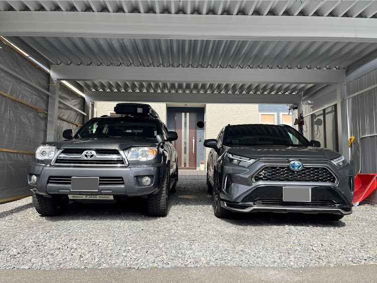 RAV4のRAV4 PHV・RAV4・PHEV・北海道・前の愛車に関するカスタム事例の投稿画像1枚目