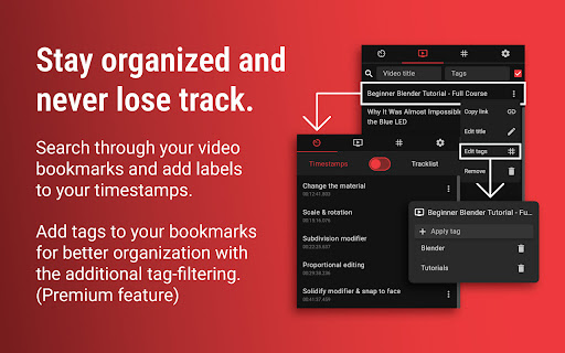 YouTube BookStamp screenshot 2