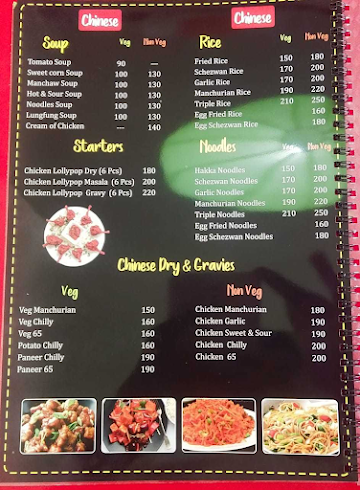 Hot Momo's & Burgers menu 