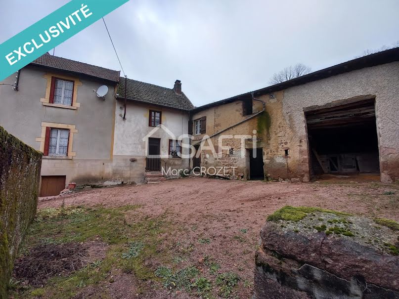 Vente maison 7 pièces 140 m² à Mussy-sous-Dun (71170), 69 000 €