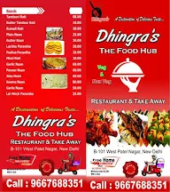 Dhingra's The Food Hub menu 3