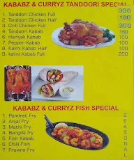 The Kababz N Curryz menu 6