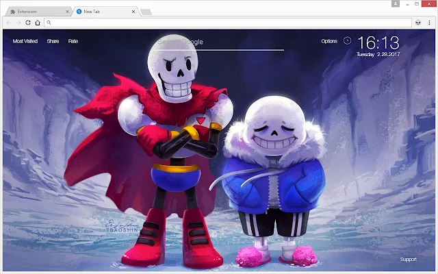 Undertale Wallpapers Hd New Tab Themes Hd Wallpapers Backgrounds