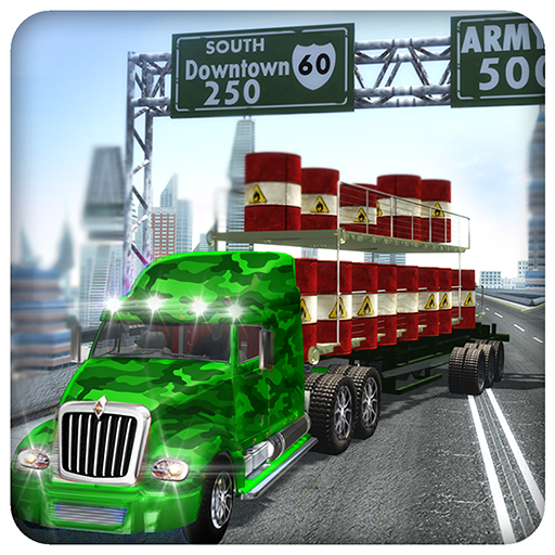 Snow Army Truck Driving 2017 icon