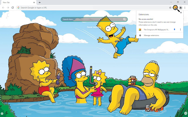 The Simpsons 4K Wallpapers New Tab