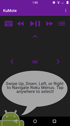 KuMote - Swiping Roku Remote