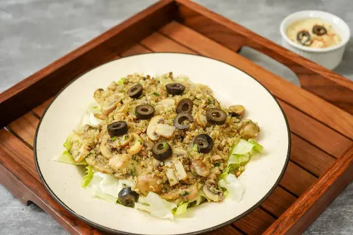 Garlic Mushroom And Quinoa Salad