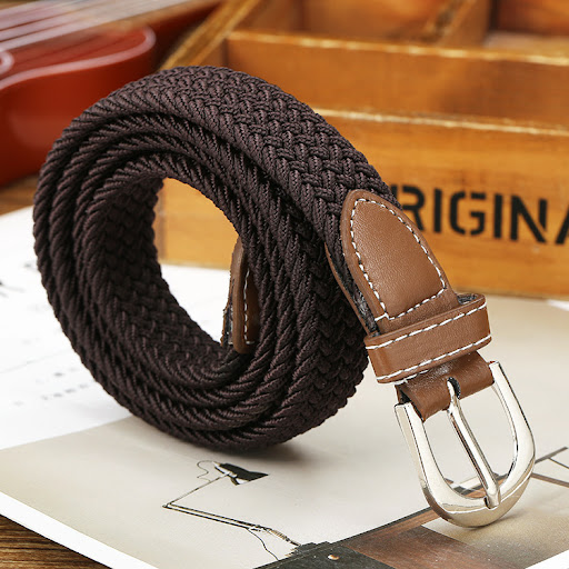 Title 7, Canvas Belt Belt Elastic Woven Fashion Casual A...