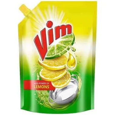 Vim Dishwash Liquid Gel Lemon - 900 ml