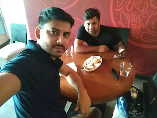 Asim Pathan at Chinese Panda, Sector 29,  photos