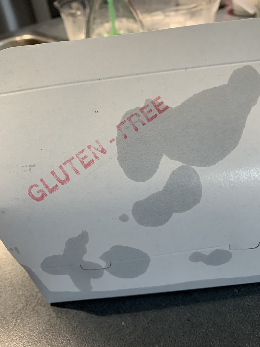 All food comes marked GLUTEN FREE