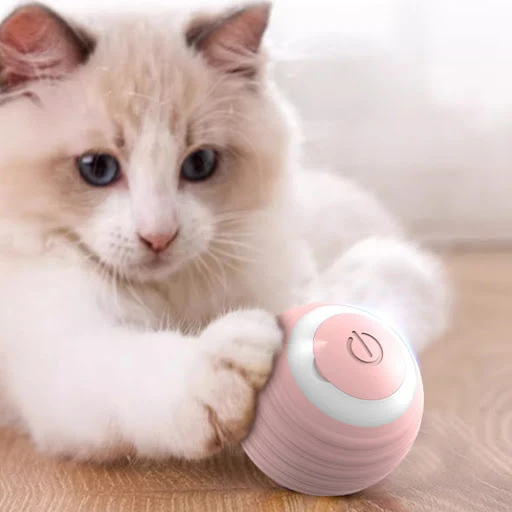 Electric Cat Ball Toys Smart Automatic Rolling Cat Toys for Cats Training Self Moving Kitten Exercise Toys Pet Accessori