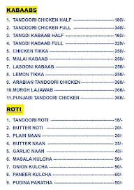 Hyderabad Fast Food menu 3