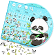 Download Cute Bamboo Panda Gravity Keyboard Theme 10001001