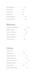 Fryzz #foodvibes menu 5