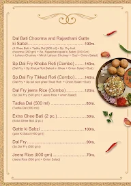 Rajasthani Tadka menu 2