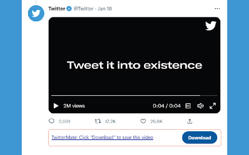 Twitter Video Downloader par TwitterMate