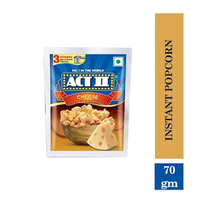 Act Ii Instant Popcorn - Cheese - 70 gm