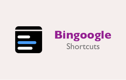 Bingoogle Shortcuts - Browse with Keyboard Preview image 0