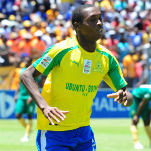 Thabang Sibanyoni of Mamelodi Sundowns during the 2016 MultiChoice Diski Challenge game between Mamelodi Sundowns and Golden Arrows at Makhulong Stadium on 12 November 2016 ©Aubrey Kgakatsi/BackpagePix