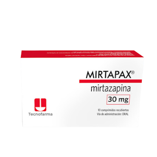 Mirtapax Mirtazapina 30 mg Adium x 10 Comprimidos