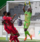 Ayanda Mtshali of Chippa United during the DStv Premiership match between TS Galaxy and Chippa United at Mbombela Stadium on January 16, 2021 in Nelspruit, South Africa. 