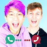 Lankybox Call prank and chat icon