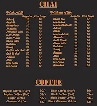 Chaiwala Express menu 1