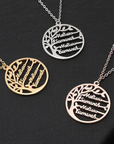 Stainless steel Name Necklace - 1