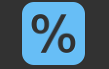 Percentage Calculator chrome extension