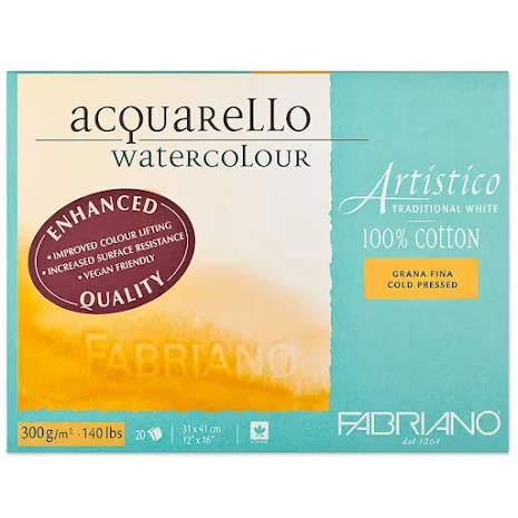 Akvarellblock Fabriano Artistico EQ 300g