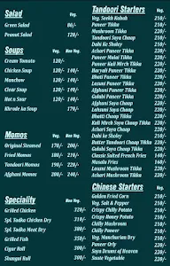 Firangi Barbeque menu 1