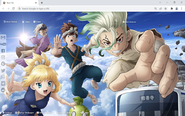 Dr Stone Wallpaper Hd New Tab