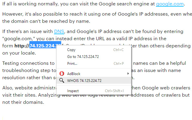 What You Can Find Out from a WHOIS IP Search