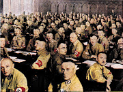 ECHOES IN RED: Nazi Party deputies in the Reichstag in Berlin in 1933. Before it came to power the party created disorder on the streets and in parliament