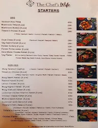 The Chefs Wife menu 3