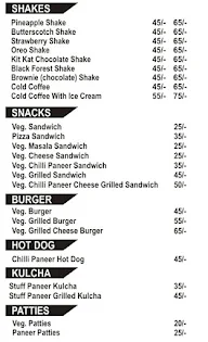 Sunpreet Bakers menu 1