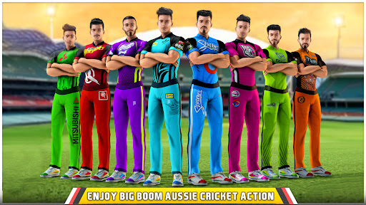 Screenshot Aussie T20 Cricket Game 2023