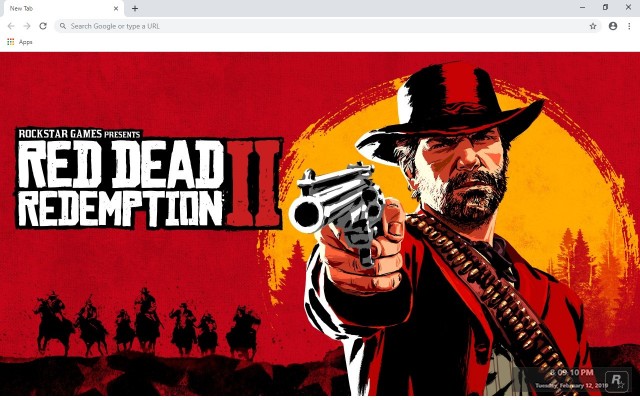 Red Dead Redemption 2 புதிய தாவலை தீம்