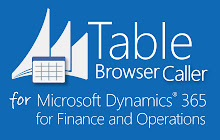 Table Browser Caller for D365FO small promo image