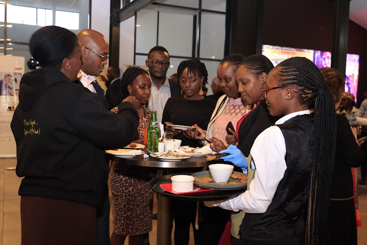 Guests indulge in drinks and snacks at the Century Cinemax at Two Rivers Mall on August 14, 2023.