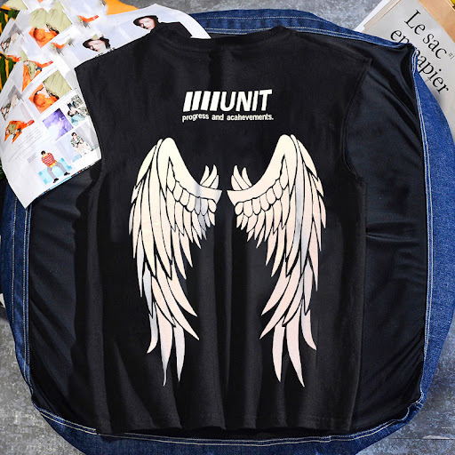 Title 8, Reflective Wings Print Vest Sleeveless T-shirt