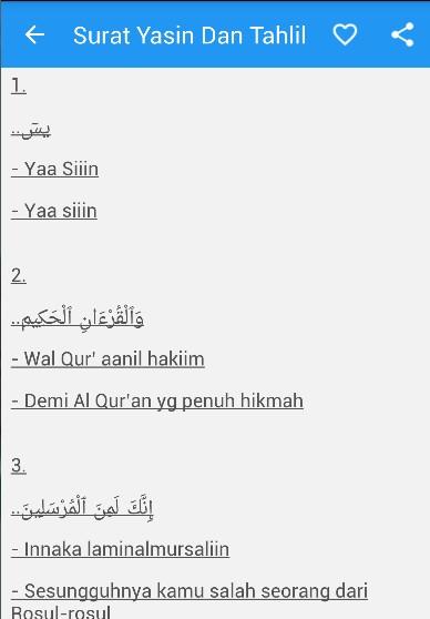 Surat Yasin Arab Latin Artinya - Android Apps on Google Play