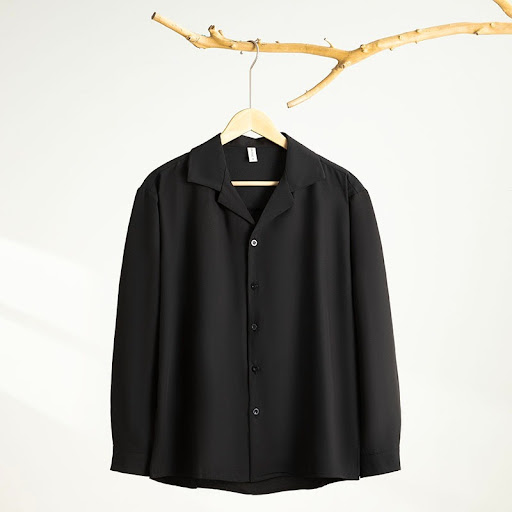 Title 9, Youth Lapel Solid Color Long Sleeve Shirt. Comf...
