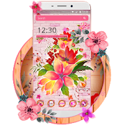 Girly Wall Pink Flower Theme 1.1.2 Icon