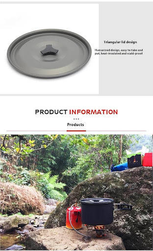 Title 5, Outdoor Portable Single Picnic Pot Cook and eat...