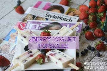 Berry Yogurt Popsicles