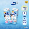 Combo 2 Tã Quần Moony Cao Cấp L44/Xl38 Bé Gái (Girl) - Nhập Khẩu Từ Nhật Bản