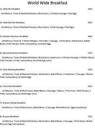 Omelette Area menu 1